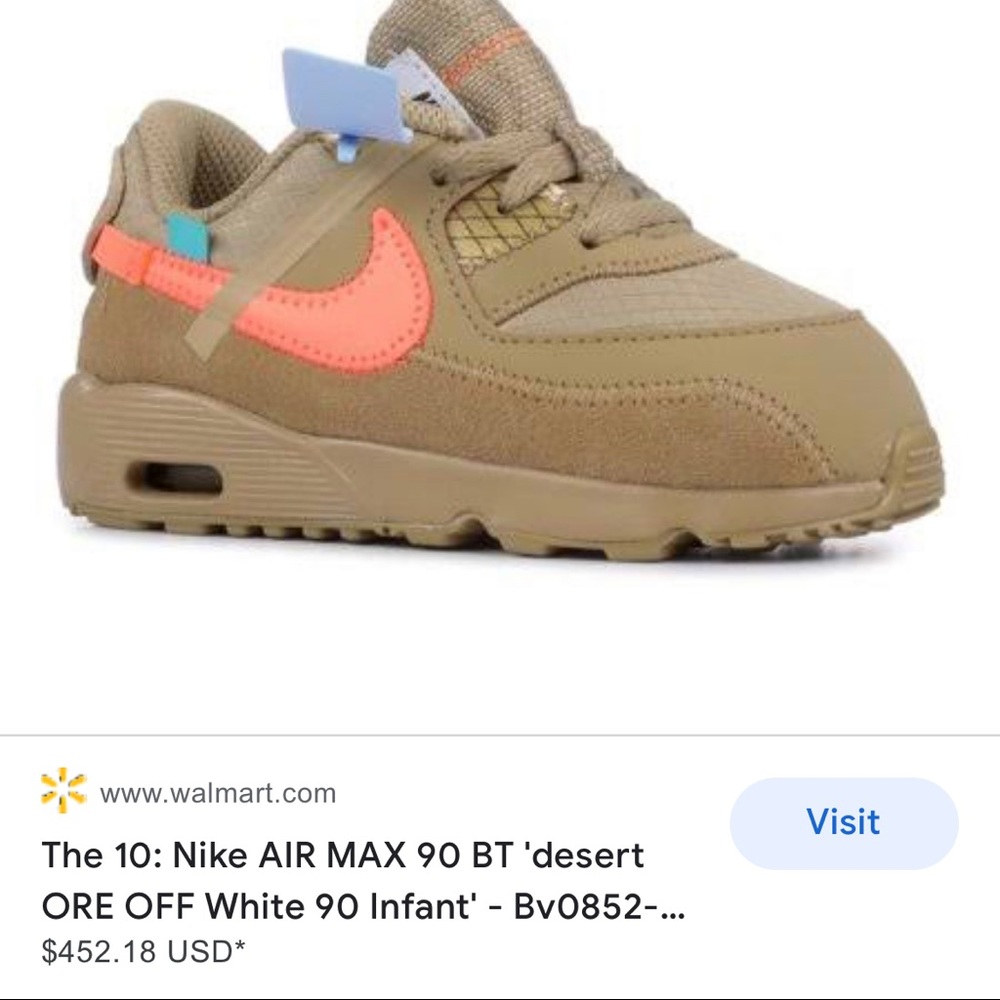Toddler Nike Off-white sneakers